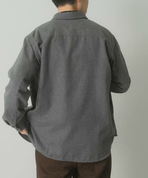 URBAN RESEARCH ITEMS / アーバンリサーチ アイテムズ シャツ・ブラウス | バイオウォッシュフランネルレギュラーシャツ | 詳細10