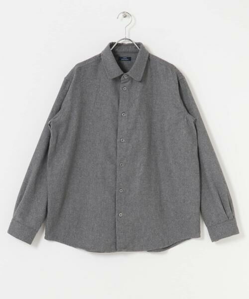 URBAN RESEARCH ITEMS / アーバンリサーチ アイテムズ シャツ・ブラウス | バイオウォッシュフランネルレギュラーシャツ | 詳細12