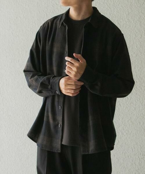 URBAN RESEARCH ITEMS / アーバンリサーチ アイテムズ シャツ・ブラウス | バイオウォッシュフランネルレギュラーシャツ | 詳細18