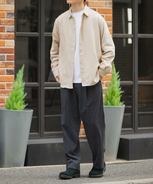 URBAN RESEARCH ITEMS / アーバンリサーチ アイテムズ シャツ・ブラウス | バイオウォッシュフランネルレギュラーシャツ | 詳細27