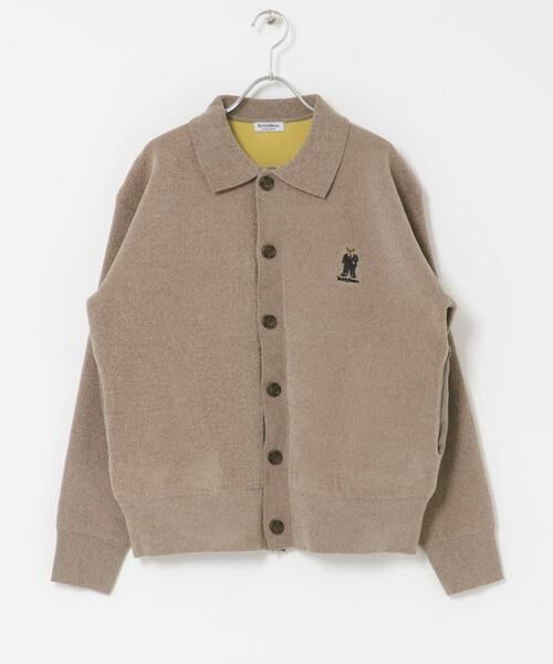 URBAN RESEARCH ITEMS / アーバンリサーチ アイテムズ カーディガン・ボレロ | Teddy Bear Wフェイスニットシャツカーディガン | 詳細1