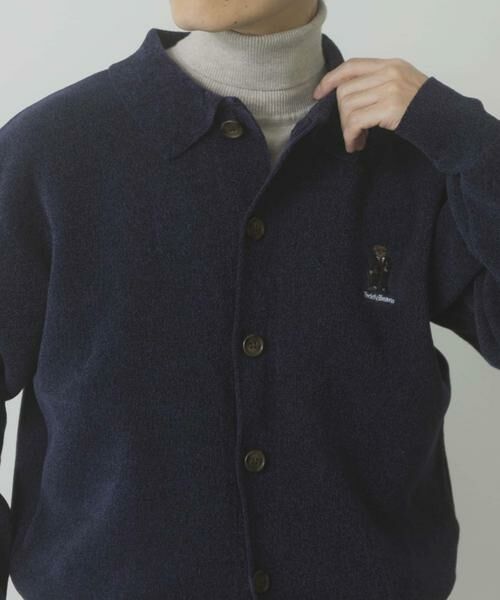 URBAN RESEARCH ITEMS / アーバンリサーチ アイテムズ カーディガン・ボレロ | Teddy Bear Wフェイスニットシャツカーディガン | 詳細3