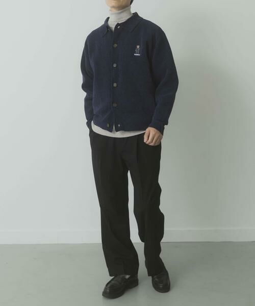 URBAN RESEARCH ITEMS / アーバンリサーチ アイテムズ カーディガン・ボレロ | Teddy Bear Wフェイスニットシャツカーディガン | 詳細8