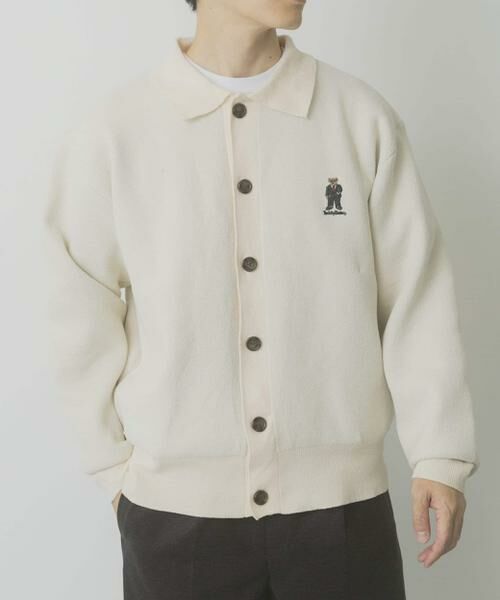 URBAN RESEARCH ITEMS / アーバンリサーチ アイテムズ カーディガン・ボレロ | Teddy Bear Wフェイスニットシャツカーディガン | 詳細15