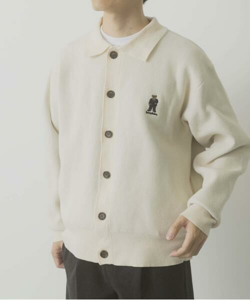 URBAN RESEARCH ITEMS / アーバンリサーチ アイテムズ カーディガン・ボレロ | Teddy Bear Wフェイスニットシャツカーディガン | 詳細17