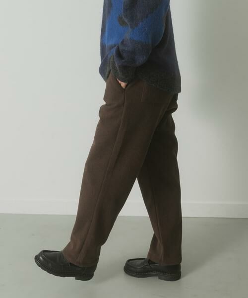 URBAN RESEARCH ITEMS / アーバンリサーチ アイテムズ その他パンツ | 裏フリースボンディングコーデュロイパンツ(ブラウン)