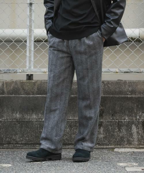 URBAN RESEARCH ITEMS / アーバンリサーチ アイテムズ その他パンツ | ヘリンボン ウエストイージースラックス | 詳細16