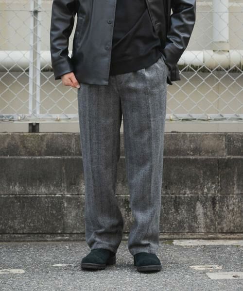 URBAN RESEARCH ITEMS / アーバンリサーチ アイテムズ その他パンツ | ヘリンボン ウエストイージースラックス | 詳細17