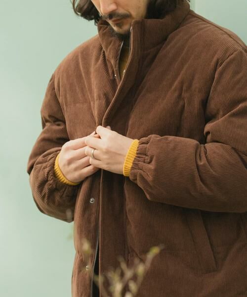 URBAN RESEARCH ITEMS / アーバンリサーチ アイテムズ ダウンジャケット・ベスト | コーディロイ 中綿ハイネックジャケット | 詳細1