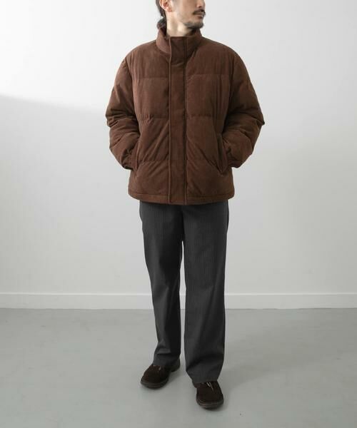 URBAN RESEARCH ITEMS / アーバンリサーチ アイテムズ ダウンジャケット・ベスト | コーディロイ 中綿ハイネックジャケット | 詳細12