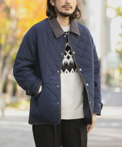 URBAN RESEARCH ITEMS / アーバンリサーチ アイテムズ ダウンジャケット・ベスト | 襟コーデュロイ 中綿キルティングジャケット