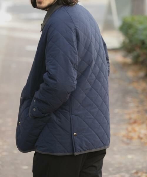 URBAN RESEARCH ITEMS / アーバンリサーチ アイテムズ ダウンジャケット・ベスト | 襟コーデュロイ 中綿キルティングジャケット | 詳細1