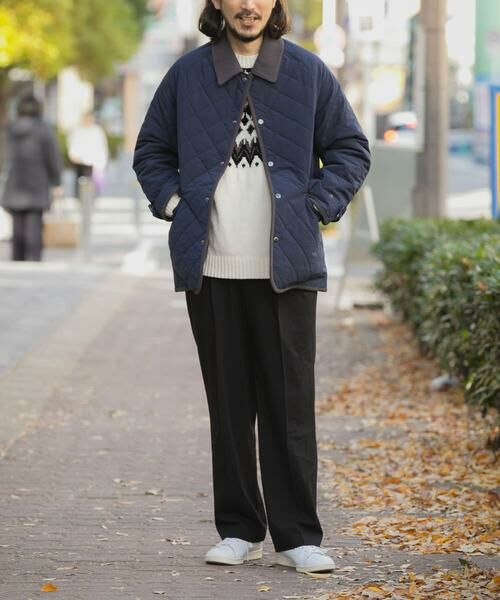 URBAN RESEARCH ITEMS / アーバンリサーチ アイテムズ ダウンジャケット・ベスト | 襟コーデュロイ 中綿キルティングジャケット | 詳細3