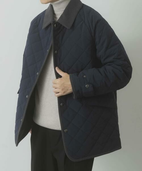 URBAN RESEARCH ITEMS / アーバンリサーチ アイテムズ ダウンジャケット・ベスト | 襟コーデュロイ 中綿キルティングジャケット | 詳細6