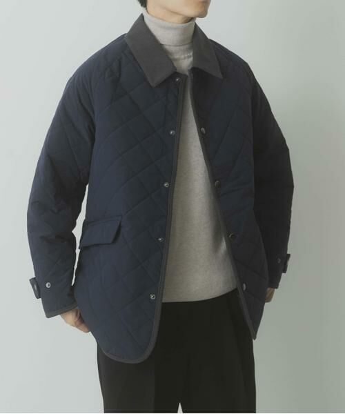 URBAN RESEARCH ITEMS / アーバンリサーチ アイテムズ ダウンジャケット・ベスト | 襟コーデュロイ 中綿キルティングジャケット | 詳細7