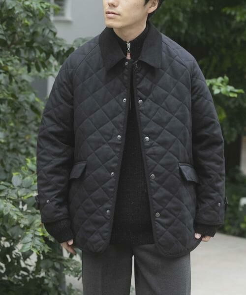 URBAN RESEARCH ITEMS / アーバンリサーチ アイテムズ ダウンジャケット・ベスト | 襟コーデュロイ 中綿キルティングジャケット | 詳細29