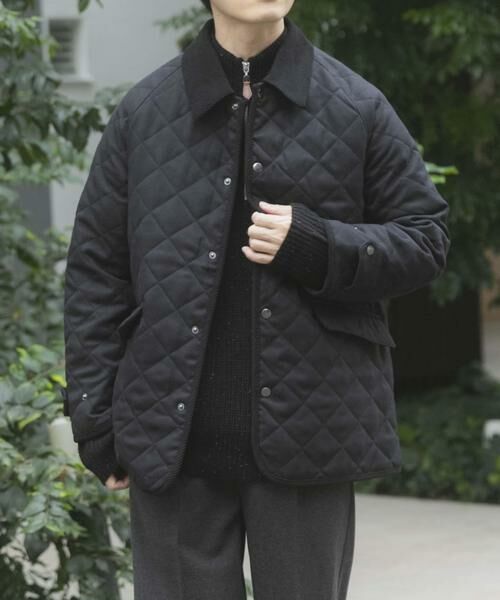 URBAN RESEARCH ITEMS / アーバンリサーチ アイテムズ ダウンジャケット・ベスト | 襟コーデュロイ 中綿キルティングジャケット | 詳細30