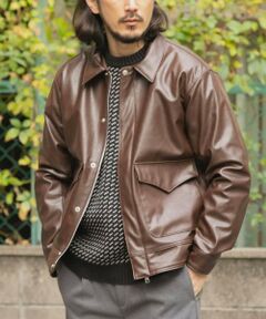 URBAN RESEARCH ITEMS / アーバンリサーチ アイテムズ レザーブルゾン・ジャケット | F.L. A-2 フライトジャケット