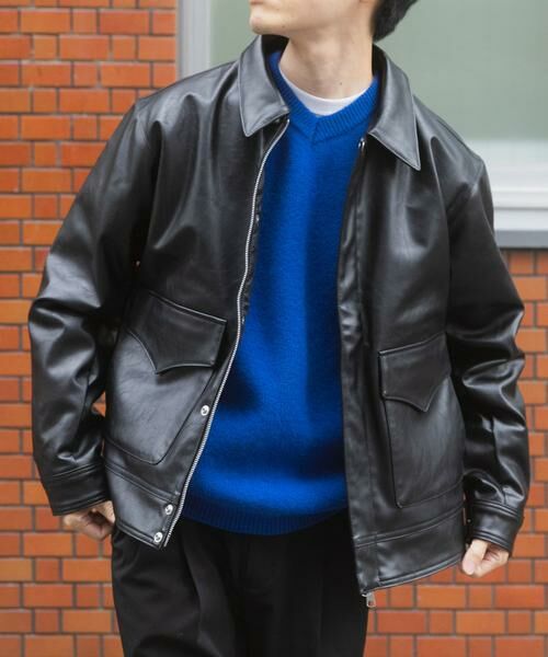 URBAN RESEARCH ITEMS / アーバンリサーチ アイテムズ レザーブルゾン・ジャケット | F.L. A-2 フライトジャケット | 詳細23