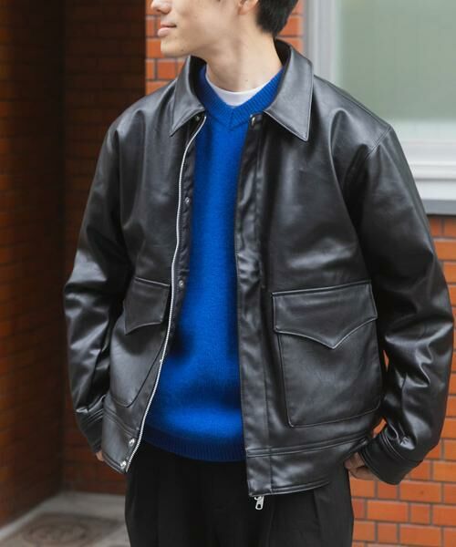URBAN RESEARCH ITEMS / アーバンリサーチ アイテムズ レザーブルゾン・ジャケット | F.L. A-2 フライトジャケット | 詳細24
