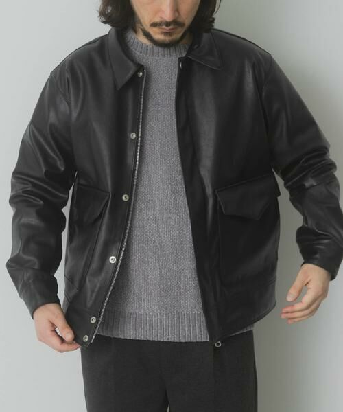 URBAN RESEARCH ITEMS / アーバンリサーチ アイテムズ レザーブルゾン・ジャケット | F.L. A-2 フライトジャケット | 詳細28