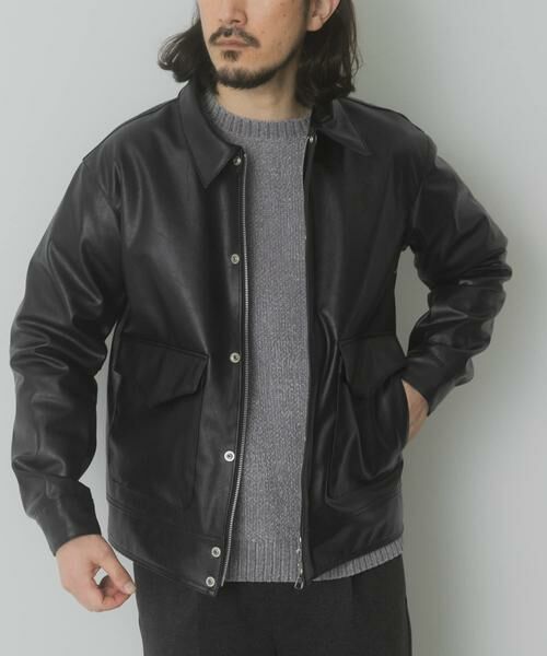URBAN RESEARCH ITEMS / アーバンリサーチ アイテムズ レザーブルゾン・ジャケット | F.L. A-2 フライトジャケット | 詳細29