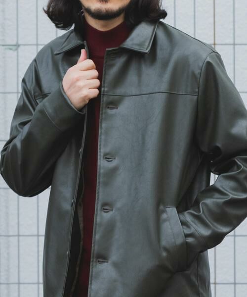 URBAN RESEARCH ITEMS / アーバンリサーチ アイテムズ レザーブルゾン・ジャケット | F.L. カーコート | 詳細1