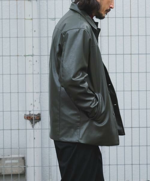 URBAN RESEARCH ITEMS / アーバンリサーチ アイテムズ レザーブルゾン・ジャケット | F.L. カーコート | 詳細2