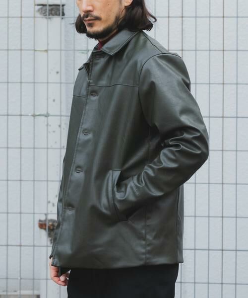 URBAN RESEARCH ITEMS / アーバンリサーチ アイテムズ レザーブルゾン・ジャケット | F.L. カーコート | 詳細5