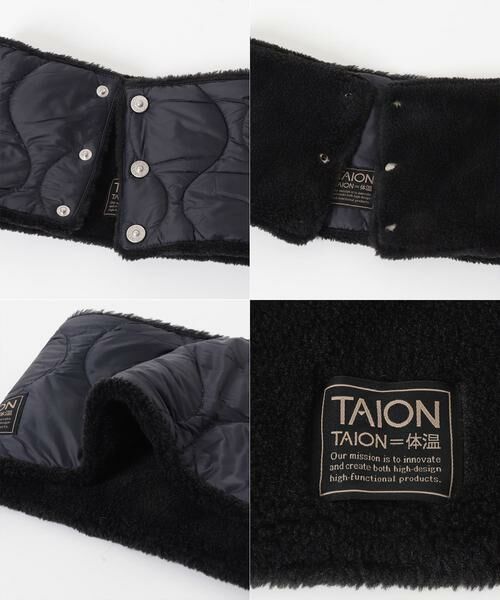 URBAN RESEARCH ITEMS / アーバンリサーチ アイテムズ マフラー・ショール・スヌード・ストール | TAION　Reversible Down Neck Warmer | 詳細10