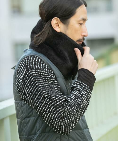 URBAN RESEARCH ITEMS / アーバンリサーチ アイテムズ マフラー・ショール・スヌード・ストール | TAION　Reversible Down Neck Warmer | 詳細20