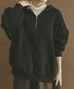 URBAN RESEARCH ITEMS / アーバンリサーチ アイテムズ パーカー | ハイヒートコットンハーフジップスウェット