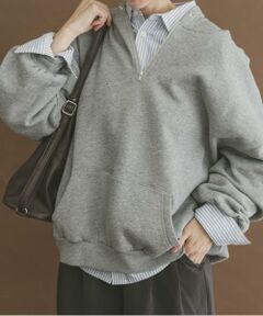 URBAN RESEARCH ITEMS / アーバンリサーチ アイテムズ パーカー | ハイヒートコットンハーフジップスウェット