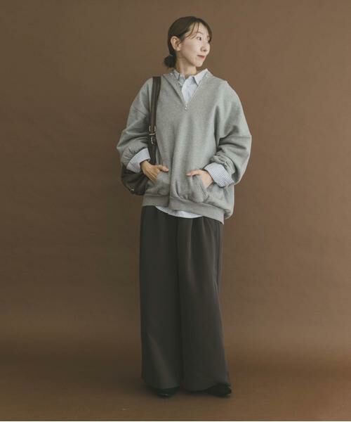 URBAN RESEARCH ITEMS / アーバンリサーチ アイテムズ パーカー | ハイヒートコットンハーフジップスウェット | 詳細10