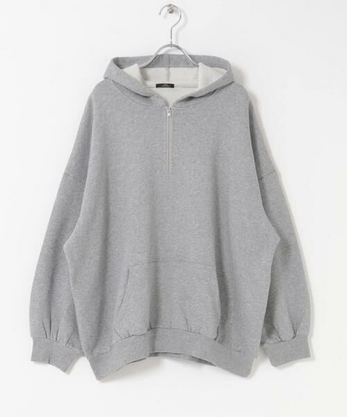 URBAN RESEARCH ITEMS / アーバンリサーチ アイテムズ パーカー | ハイヒートコットンハーフジップスウェット | 詳細12