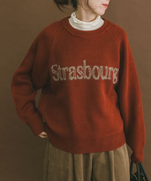 URBAN RESEARCH ITEMS / アーバンリサーチ アイテムズ ニット・セーター | スウェットライクロゴニット | 詳細1