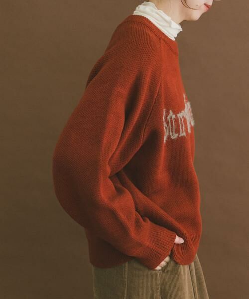 URBAN RESEARCH ITEMS / アーバンリサーチ アイテムズ ニット・セーター | スウェットライクロゴニット | 詳細2