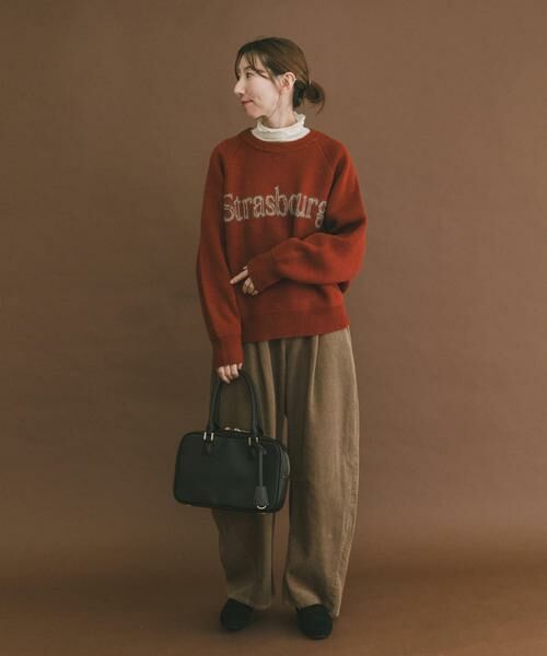 URBAN RESEARCH ITEMS / アーバンリサーチ アイテムズ ニット・セーター | スウェットライクロゴニット | 詳細5