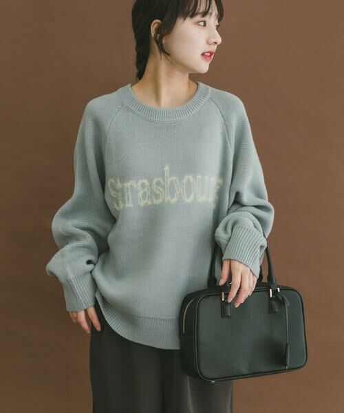 URBAN RESEARCH ITEMS / アーバンリサーチ アイテムズ ニット・セーター | スウェットライクロゴニット | 詳細11