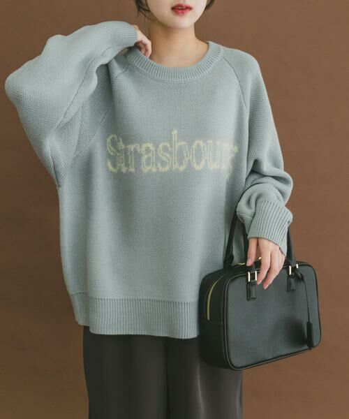 URBAN RESEARCH ITEMS / アーバンリサーチ アイテムズ ニット・セーター | スウェットライクロゴニット | 詳細12