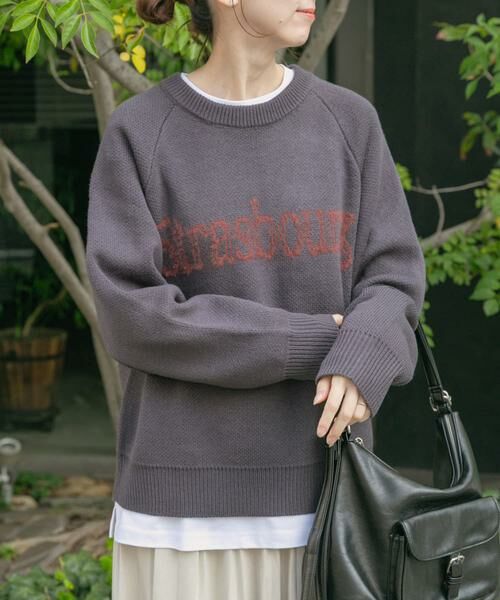 URBAN RESEARCH ITEMS / アーバンリサーチ アイテムズ ニット・セーター | スウェットライクロゴニット | 詳細19