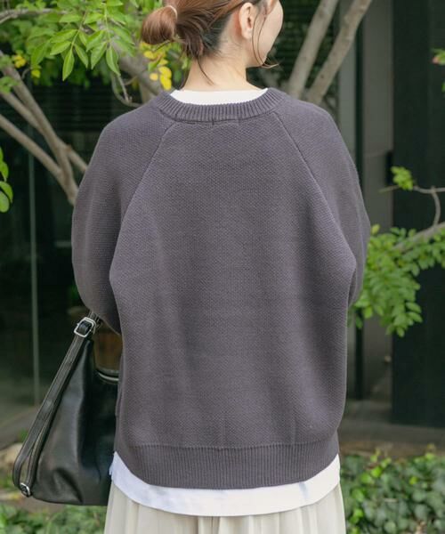URBAN RESEARCH ITEMS / アーバンリサーチ アイテムズ ニット・セーター | スウェットライクロゴニット | 詳細20