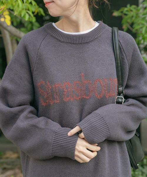 URBAN RESEARCH ITEMS / アーバンリサーチ アイテムズ ニット・セーター | スウェットライクロゴニット | 詳細21