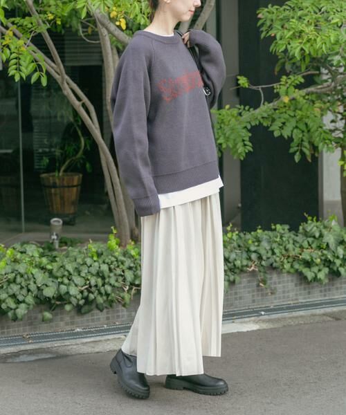 URBAN RESEARCH ITEMS / アーバンリサーチ アイテムズ ニット・セーター | スウェットライクロゴニット | 詳細22