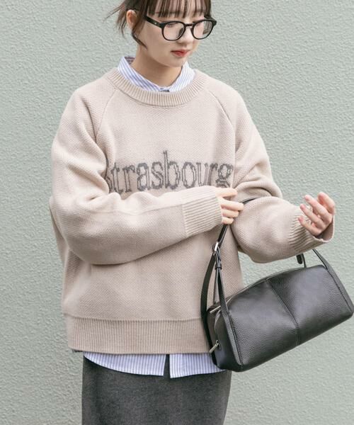 URBAN RESEARCH ITEMS / アーバンリサーチ アイテムズ ニット・セーター | スウェットライクロゴニット | 詳細27