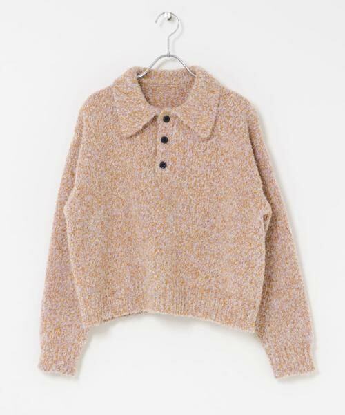 URBAN RESEARCH ITEMS / アーバンリサーチ アイテムズ ニット・セーター | ネップミックスポロニット | 詳細14
