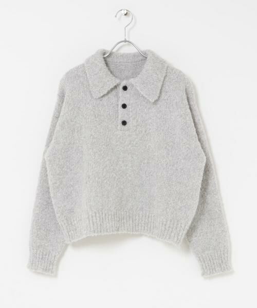 URBAN RESEARCH ITEMS / アーバンリサーチ アイテムズ ニット・セーター | ネップミックスポロニット | 詳細20
