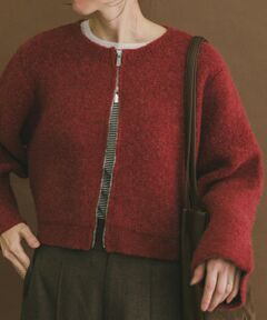 URBAN RESEARCH ITEMS / アーバンリサーチ アイテムズ カーディガン・ボレロ | ブークレジップショートカーディガン