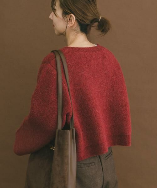 URBAN RESEARCH ITEMS / アーバンリサーチ アイテムズ カーディガン・ボレロ | ブークレジップショートカーディガン | 詳細1