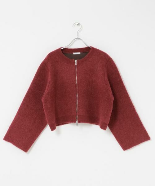 URBAN RESEARCH ITEMS / アーバンリサーチ アイテムズ カーディガン・ボレロ | ブークレジップショートカーディガン | 詳細7